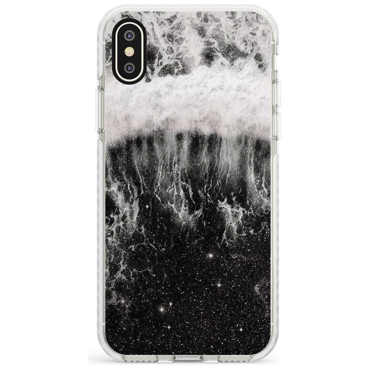 Ocean Wave Galaxy Print Impact Phone Case for iPhone X XS Max XR