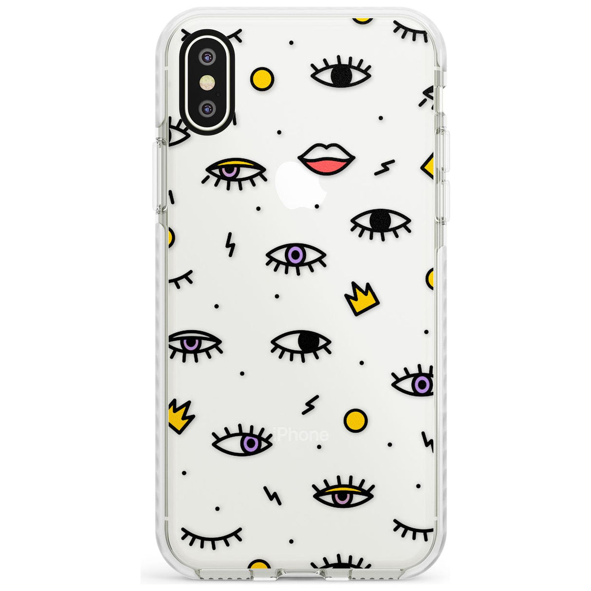 Eyes & Lips Icons iPhone Case  Impact Case Phone Case - Case Warehouse