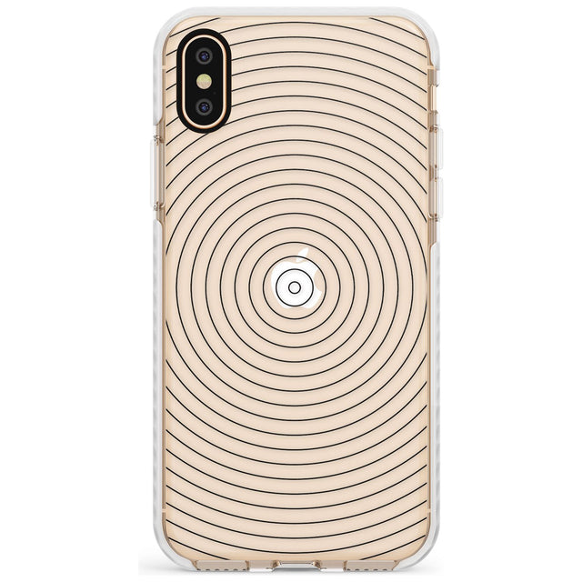 Abstract Lines: Circles Slim TPU Phone Case Warehouse X XS Max XR