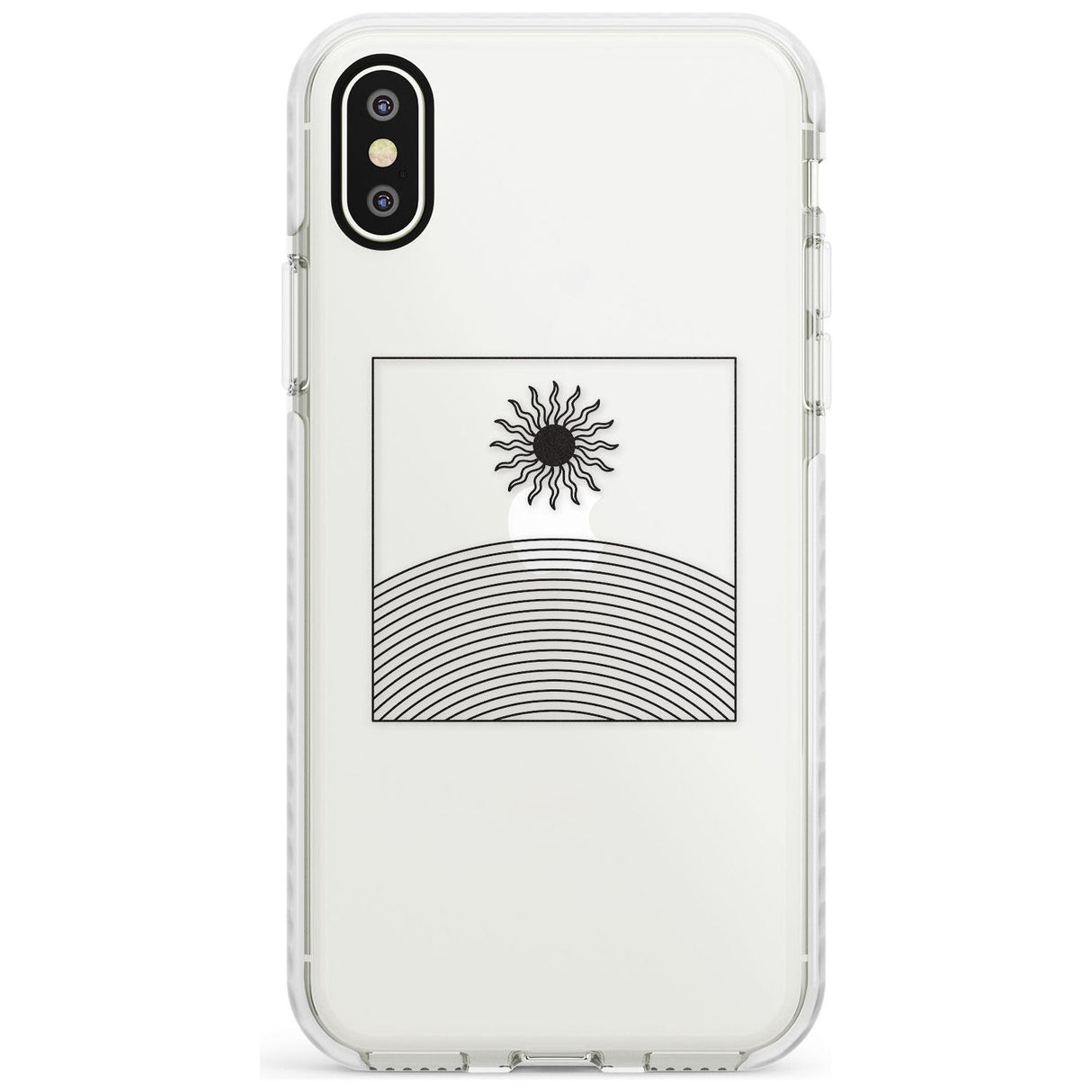 Framed Linework: Rising Sun Slim TPU Phone Case Warehouse X XS Max XR