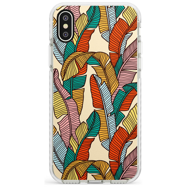 Abstract Leaves Phone Case for iPhone X XS Max XR