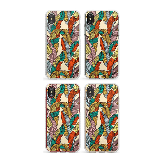 Abstract Leaves Phone Case for iPhone X XS Max XR