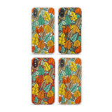 Abstract Leaves Phone Case for iPhone X XS Max XR