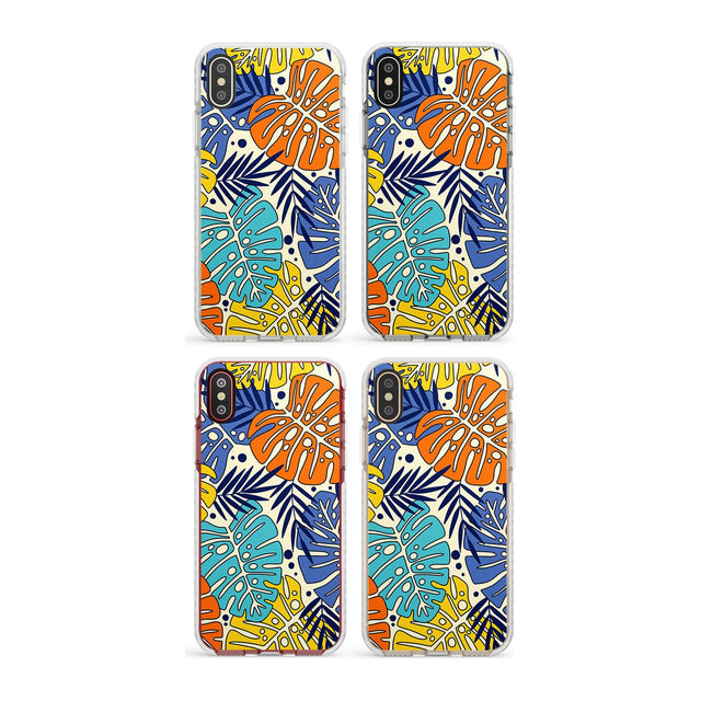 Abstract Leaves Phone Case for iPhone X XS Max XR