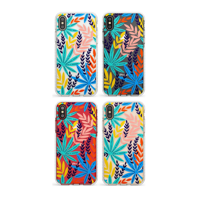 Tropical Palm Leaves Phone Case for iPhone X XS Max XR