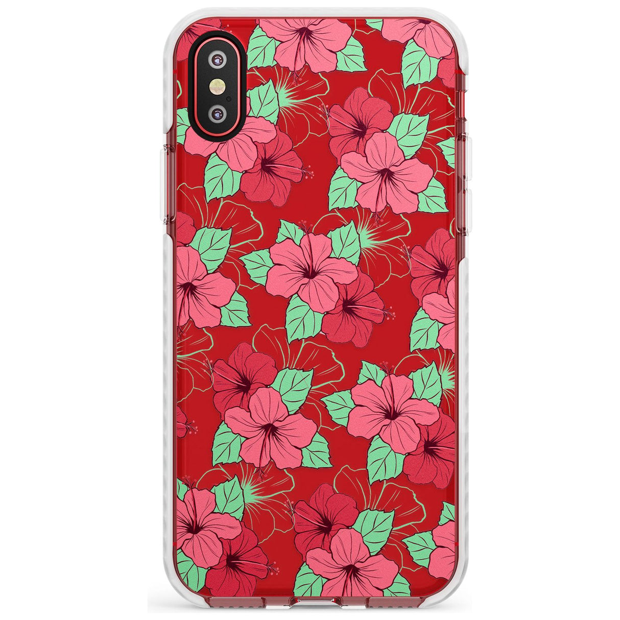 Pink Peony Impact Phone Case for iPhone X XS Max XR