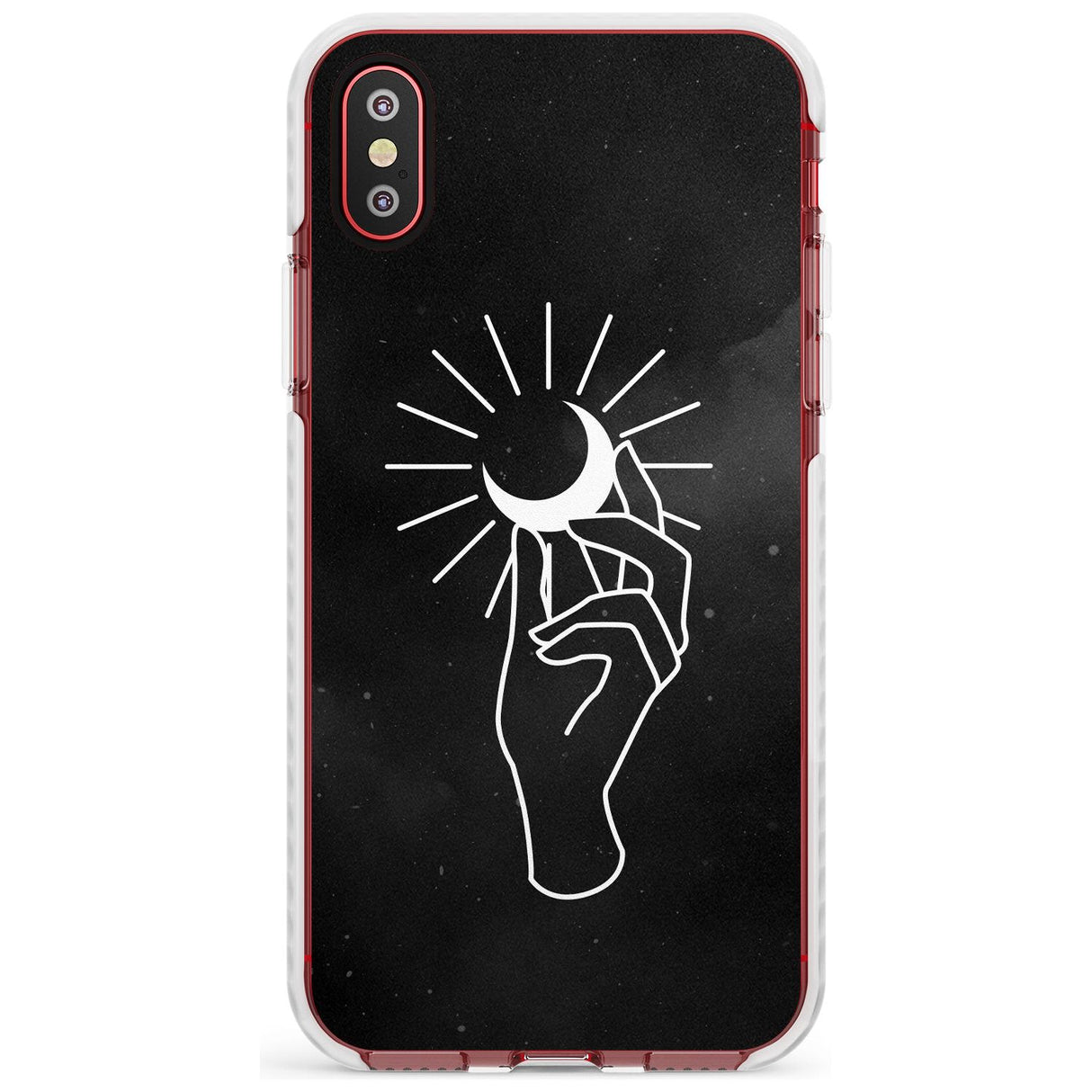 Hand Holding Moon Slim TPU Phone Case Warehouse X XS Max XR