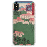 Japanese Illustration Cherry Blossom Forest Phone Case iPhone X / iPhone XS / Impact Case,iPhone XR / Impact Case,iPhone XS MAX / Impact Case Blanc Space