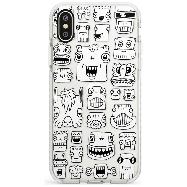 Burst Heads Impact Phone Case for iPhone X XS Max XR