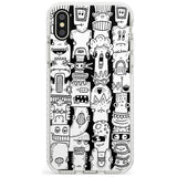 Monochrome Heads Impact Phone Case for iPhone X XS Max XR