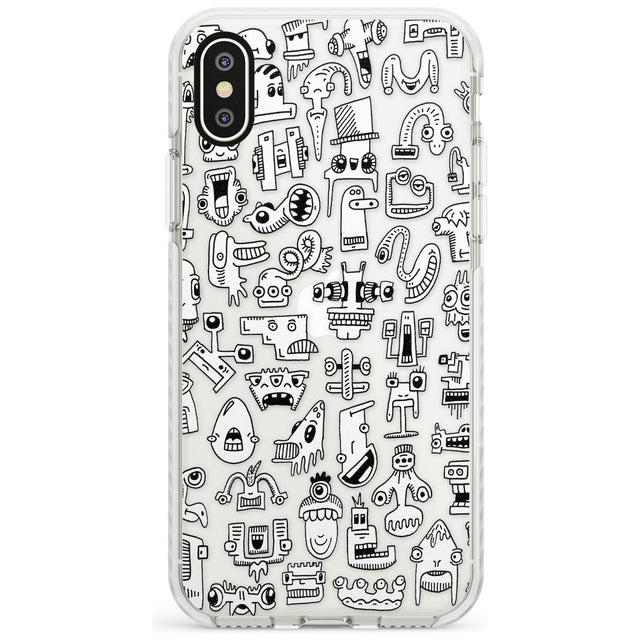 Weird Friends Impact Phone Case for iPhone X XS Max XR