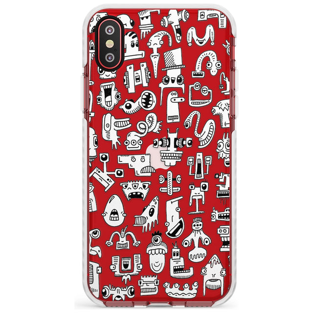 Weird Friends Impact Phone Case for iPhone X XS Max XR