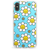 Daisy Faces Kawaii Pattern Impact Phone Case for iPhone X XS Max XR