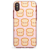 Bread Faces Kawaii Pattern Impact Phone Case for iPhone X XS Max XR