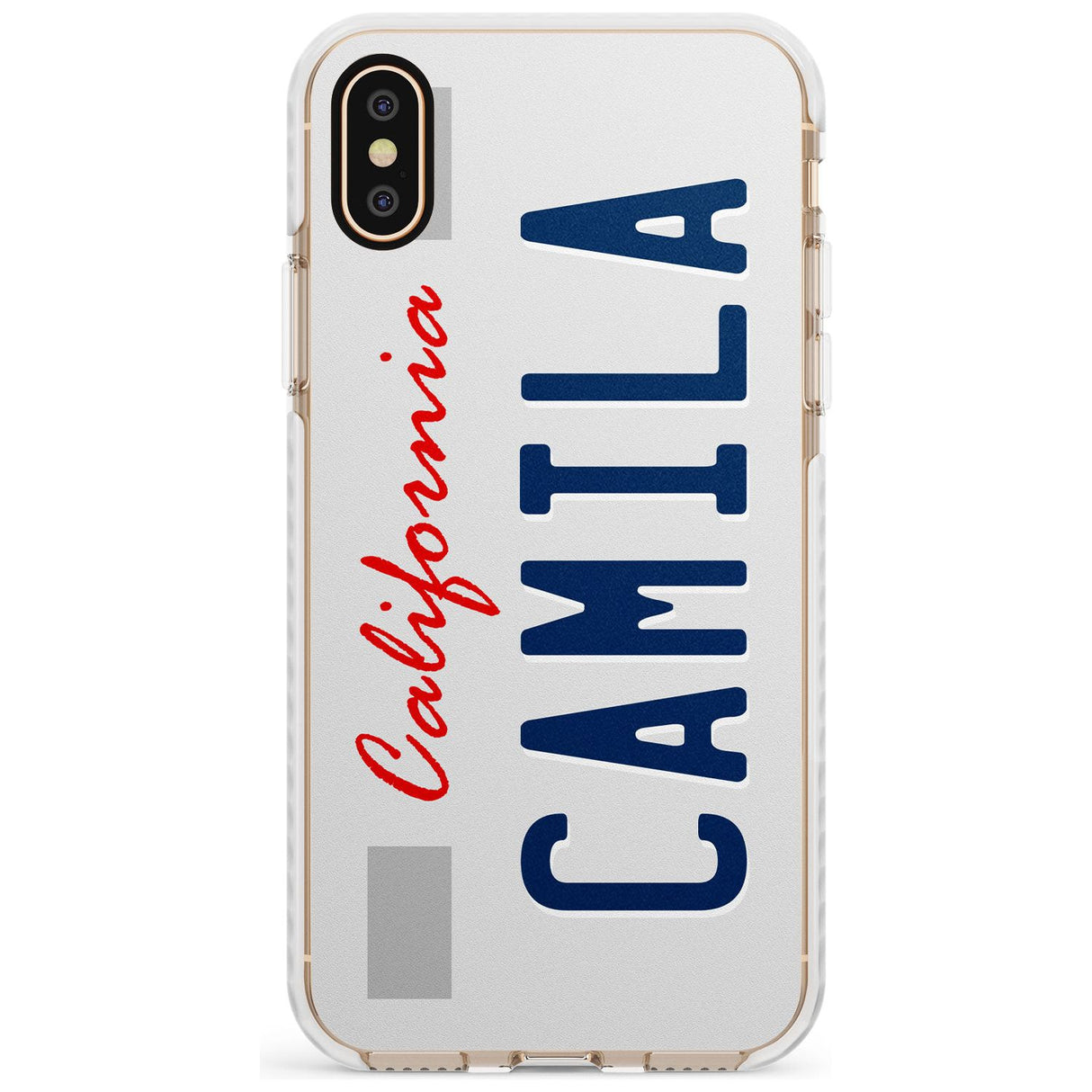 California License Plate Slim TPU Phone Case Warehouse X XS Max XR