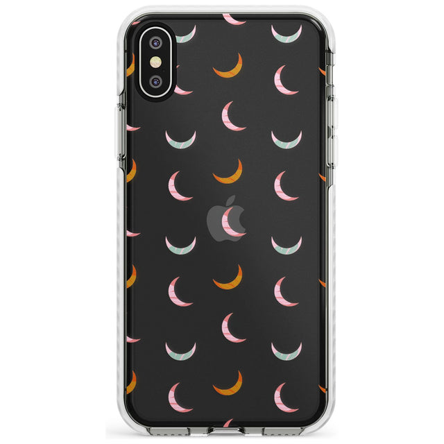 Colourful Crescent Moons Slim TPU Phone Case Warehouse X XS Max XR