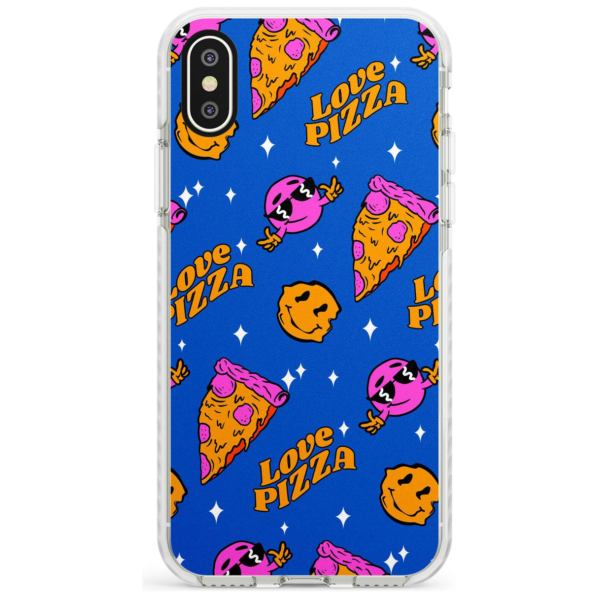 Psychedelic Love Pizza Pattern