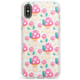 Cute Mushrooms Pattern Impact Phone Case for iPhone X XS Max XR