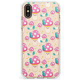 Cute Mushrooms Pattern Impact Phone Case for iPhone X XS Max XR