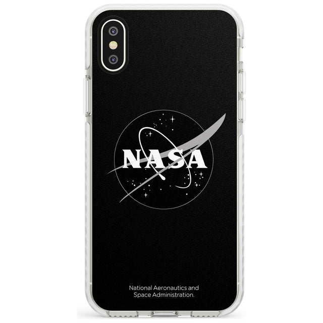 Dark NASA Meatball Impact Phone Case for iPhone X XS Max XR