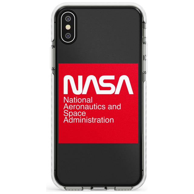 NASA The Worm Box Impact Phone Case for iPhone X XS Max XR