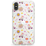 Roller Disco Pattern Impact Phone Case for iPhone X XS Max XR