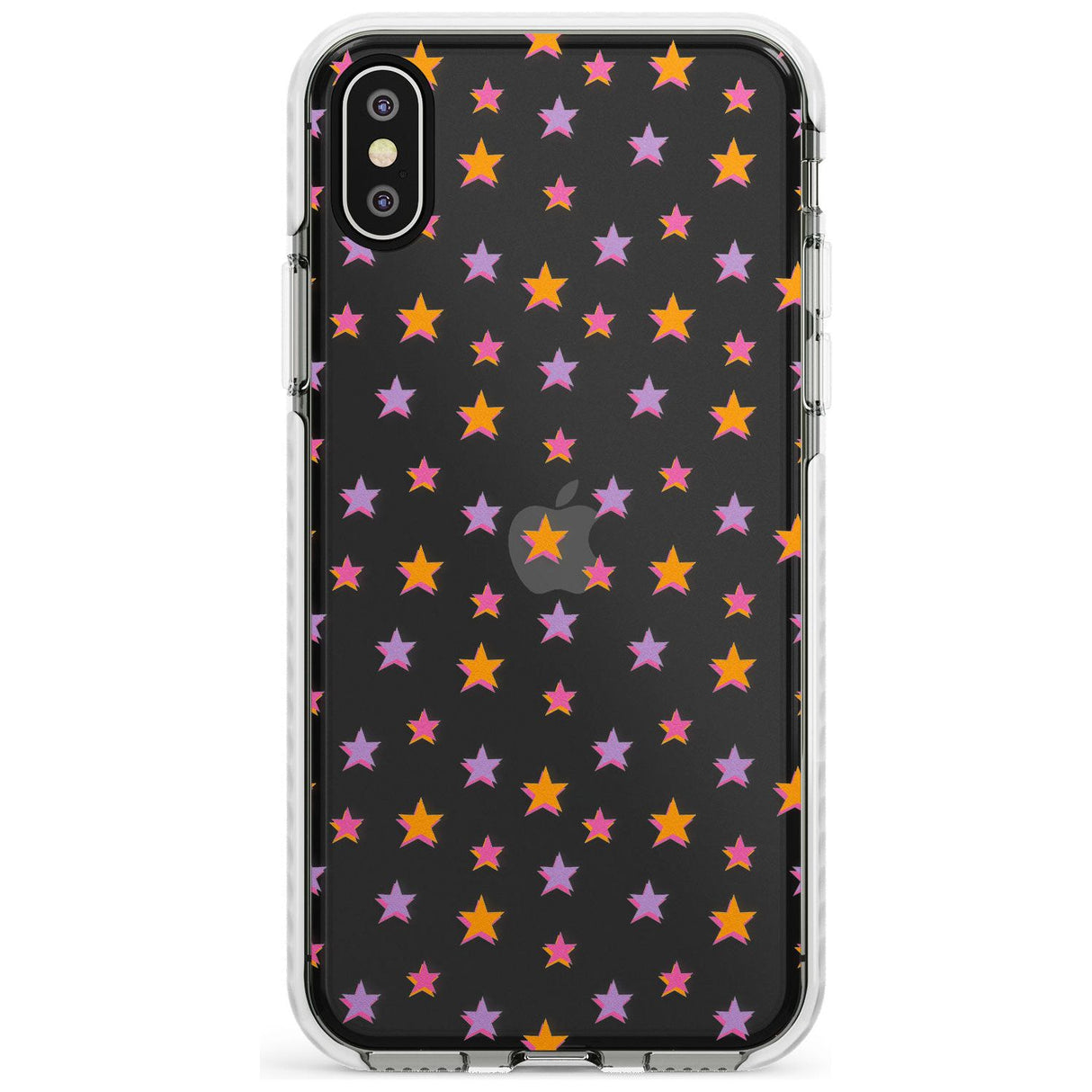 Spangling Stars Pattern Impact Phone Case for iPhone X XS Max XR