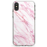 White & Pink Onyx Marble Texture Slim TPU Phone Case Warehouse X XS Max XR