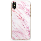 White & Pink Onyx Marble Texture Slim TPU Phone Case Warehouse X XS Max XR