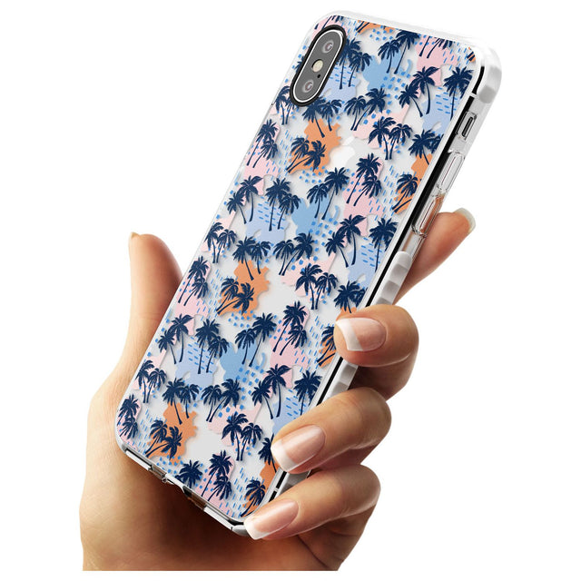 Summer Palm Trees (Clear) Slim TPU Phone Case Warehouse X XS Max XR