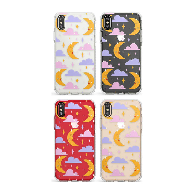 Moons & Clouds Phone Case for iPhone X XS Max XR