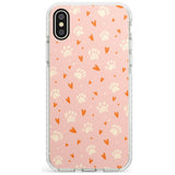 Paws & Hearts Pattern Slim TPU Phone Case Warehouse X XS Max XR