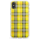 Yellow Plaid iPhone Case  Impact Case Phone Case - Case Warehouse