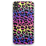 Rainbow Gradient Leopard Print Slim TPU Phone Case Warehouse X XS Max XR