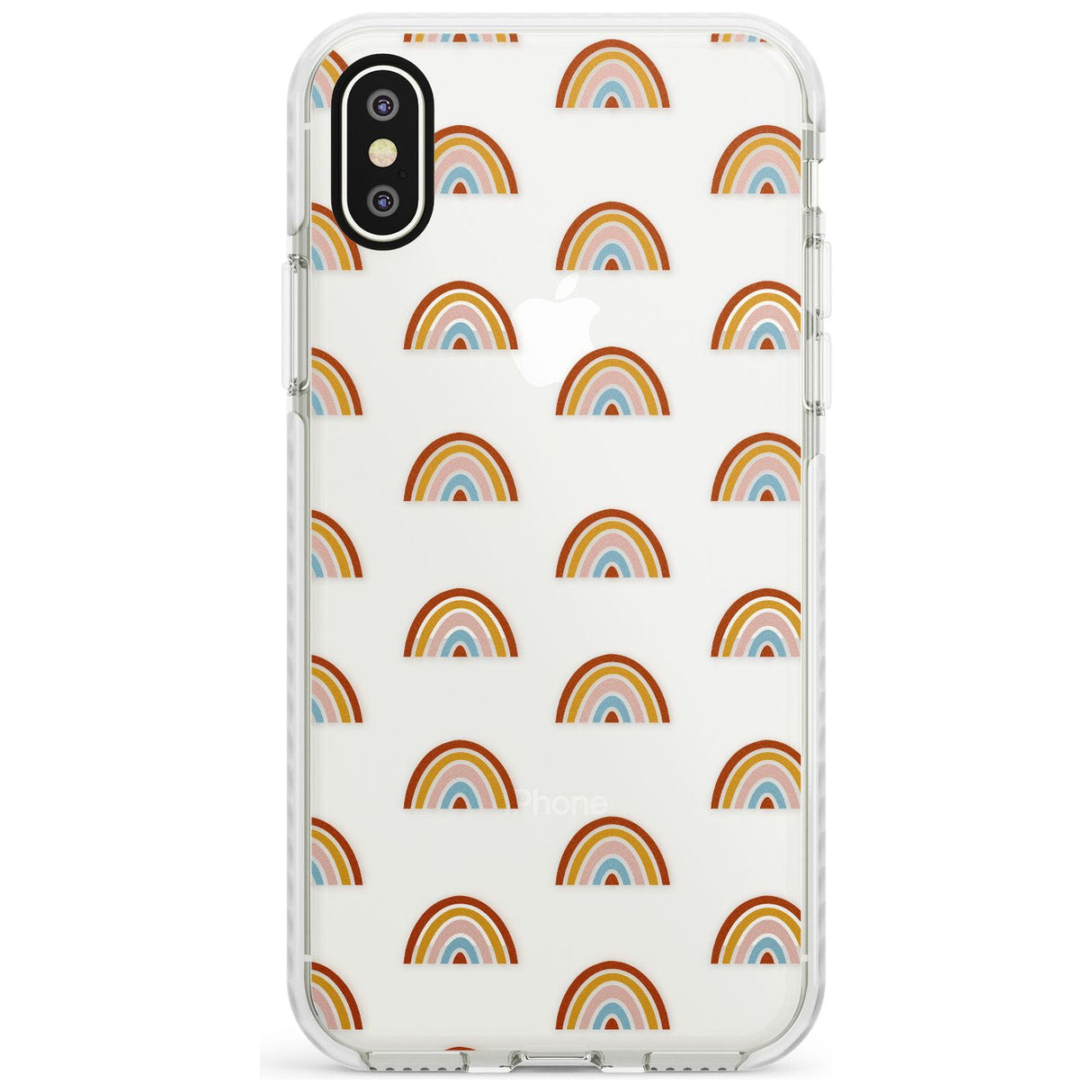 Cute Scandinavian Rainbows Impact Phone Case for iPhone X XS Max XR