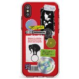 Peeled Sticker Mix Slim TPU Phone Case Warehouse X XS Max XR