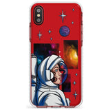 COSMIC AMBITION Slim TPU Phone Blanc Space X XS Max XR