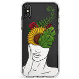 LET THE MIND FLOURISH Slim TPU Phone Blanc Space X XS Max XR