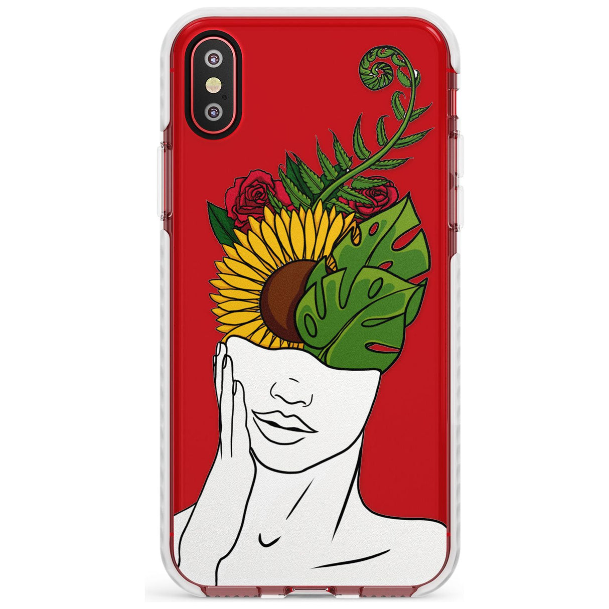 LET THE MIND FLOURISH Slim TPU Phone Blanc Space X XS Max XR