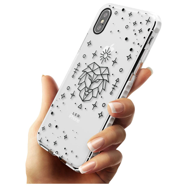 Leo Emblem - Transparent Design Impact Phone Case for iPhone X XS Max XR