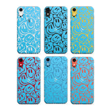 Blue Acid Faces Phone Case for iPhone X XS Max XR