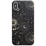 Suns & Zodiac Charts Black Impact Phone Case for iPhone X XS Max XR