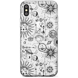 Suns & Planets Vintage Astrological Slim TPU Phone Case Warehouse X XS Max XR