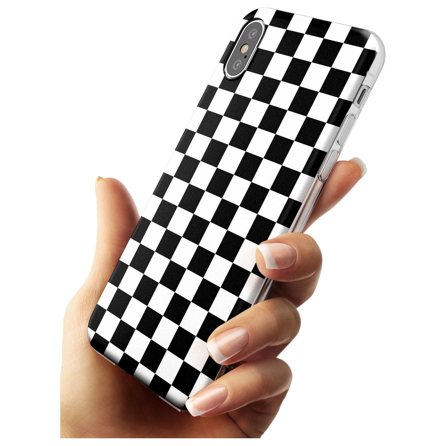 Black Checkered iPhone Case   Phone Case - Case Warehouse