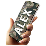 Classic Green Camo Black Impact Phone Case for iPhone X XS Max XR