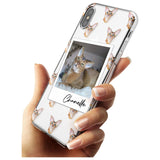 Personalised Abyssinian Cat Photo Slim TPU Phone Blanc Space X XS Max XR