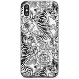 Personalised Chinese Tiger Pattern Slim TPU Phone Blanc Space X XS Max XR