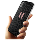 Small Pink Leopard Monogram Slim TPU Phone Case Warehouse X XS Max XR