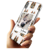 German Shepherd - Custom Dog Photo Black Impact Phone Case for iPhone X XS Max XR