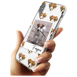 Jack Russell - Custom Dog Photo Black Impact Phone Case for iPhone X XS Max XR